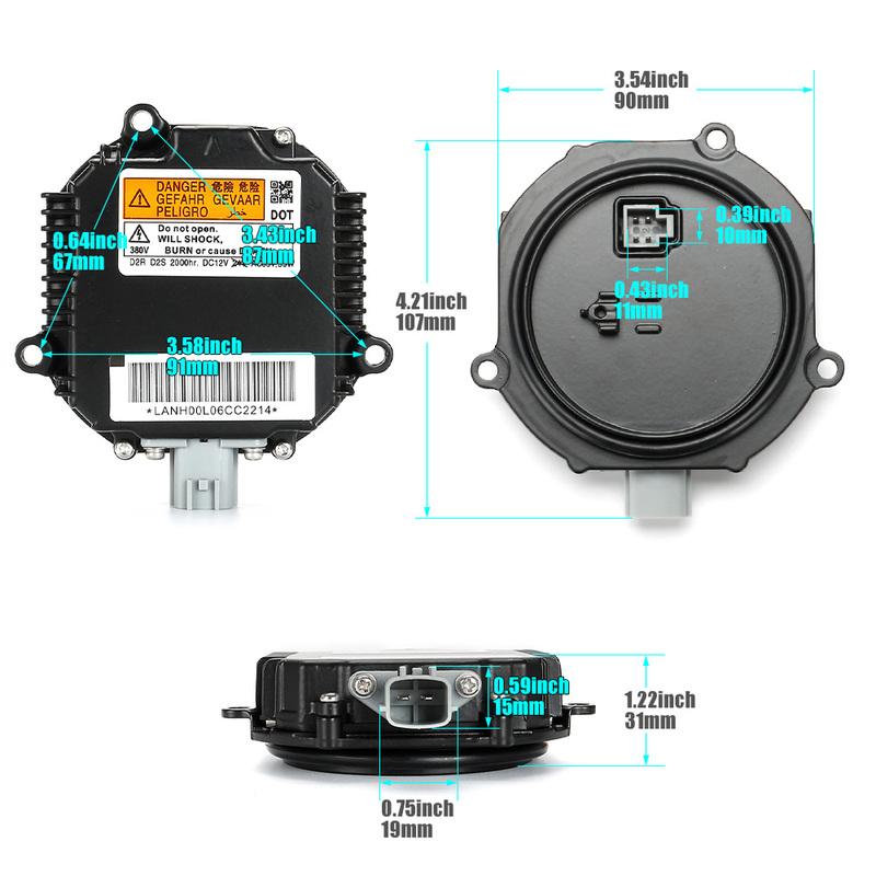 New HID Xenon Headlight Ballast w/ Igniter Cord 28474-8991A For Nissan 350Z 370Z GT-R Altima For Infiniti EX35 QX60 284748991A