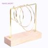 Trendy 14K Gold Plated Simple Round Round Hoop Earrings,High Quality Big Circle Earrings For Women Earring Party Jewelry Gift
