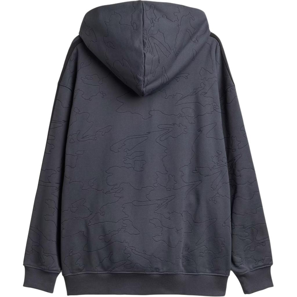 adidas Originals X 100 Thieves Collaboration SS25 Casual Comfortable Pullover Hoodie Unisex Hoodies Black JM3258