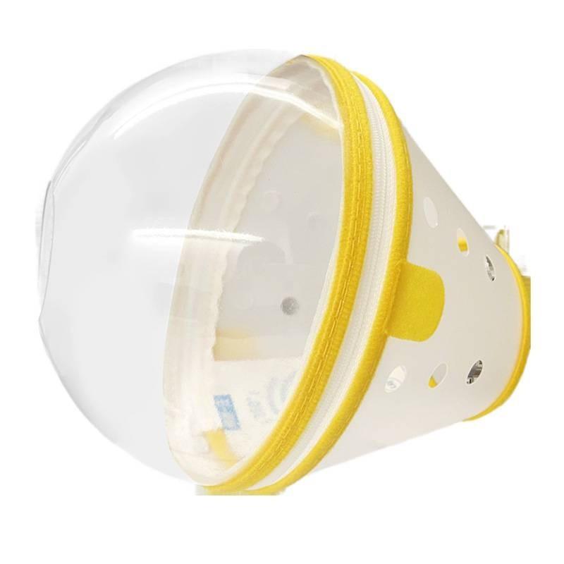 Adjustable Dog Muzzle Hood Small Breeds To Prevent Licking Biting Chewing During Walks