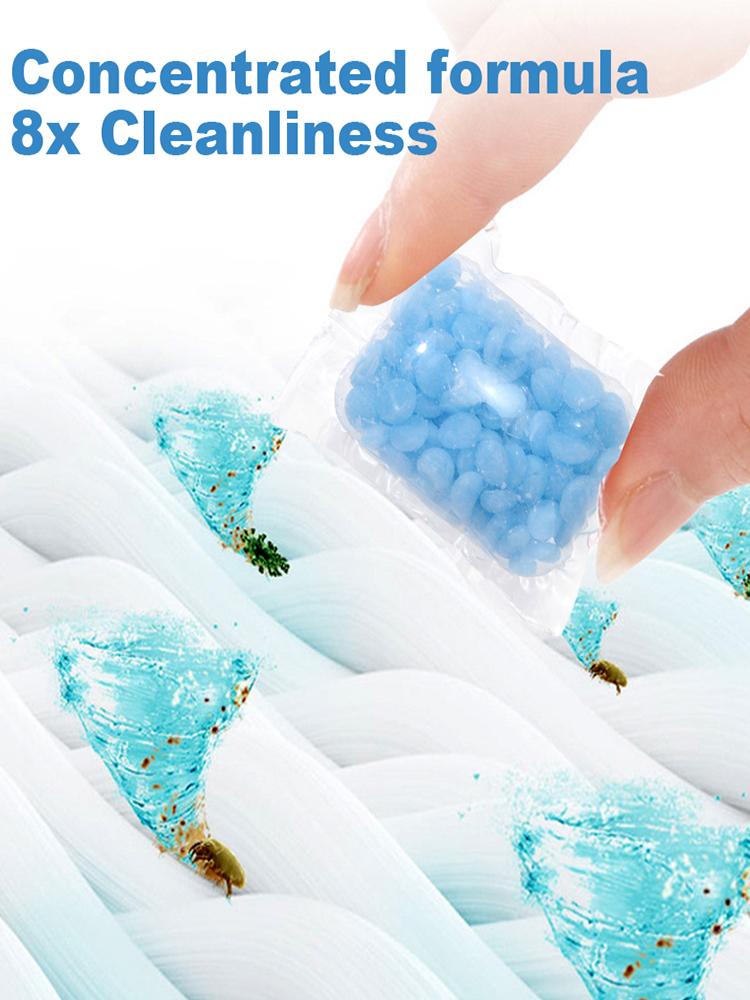 100Pcs Detergent Liquid Capsule Ball Anti Static Washing Clothes Fragrance Beads Household Cleaning Tools