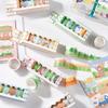 4Pcs Landscape Washi Tape Set Basic Decorative Adhesive Tape Stationery Washitape Scrapbook Album Journal Supplies Masking Tape