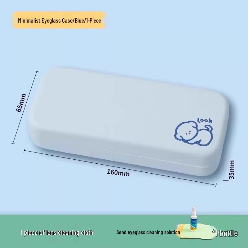Men's Retro Anti-Pressure Myopic & Sunglasses Case