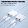 2 In 1 Type C To 3.5mm Earphone Jack Audio Charging Adapter for Iphone 16 15 Pro Max Samsung Xiaomi Double USB C Aux Conector 3