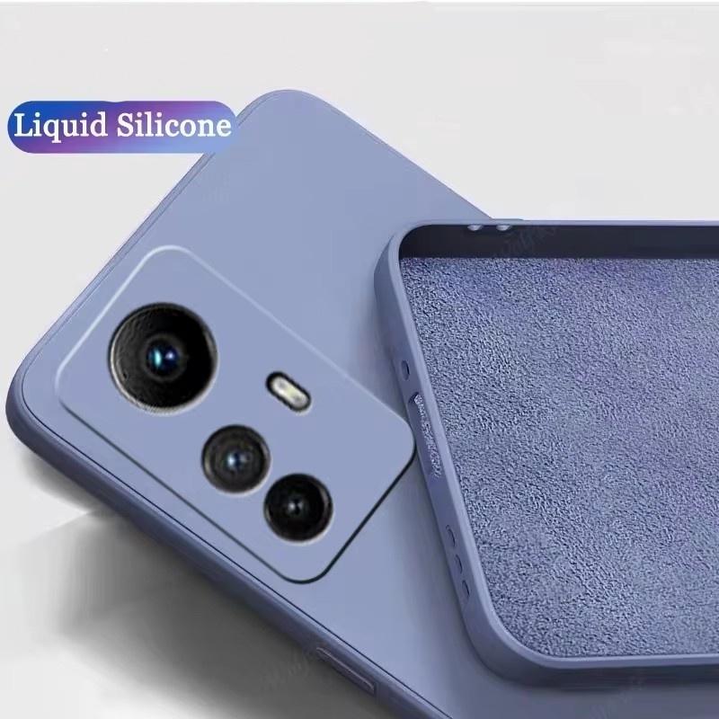 For Redmi Note 12S Case Cover Xiaomi Redmi Note 12S Capas Liquid Silicone Phone Back Bumper TPU Soft Fundas Redmi Note 12S 12 S