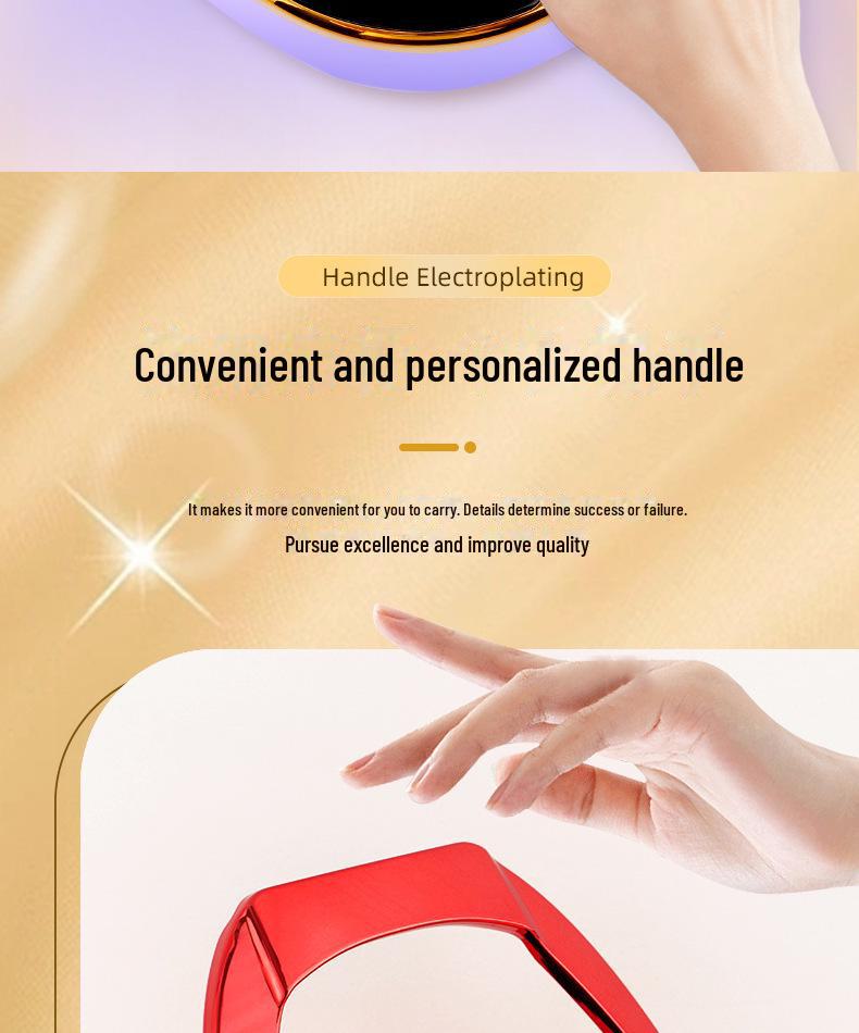 96W Rechargeable Nail Light Therapy Machine for High-Power Gel Drying