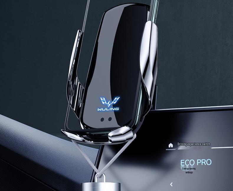 Wuling Capgemini Mini Stardust Wireless Charging Phone Holder & Car Mount Navigation Screen Version.