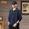JEEP Men's 2025 Autumn/Winter Polo Collar Sweatshirt