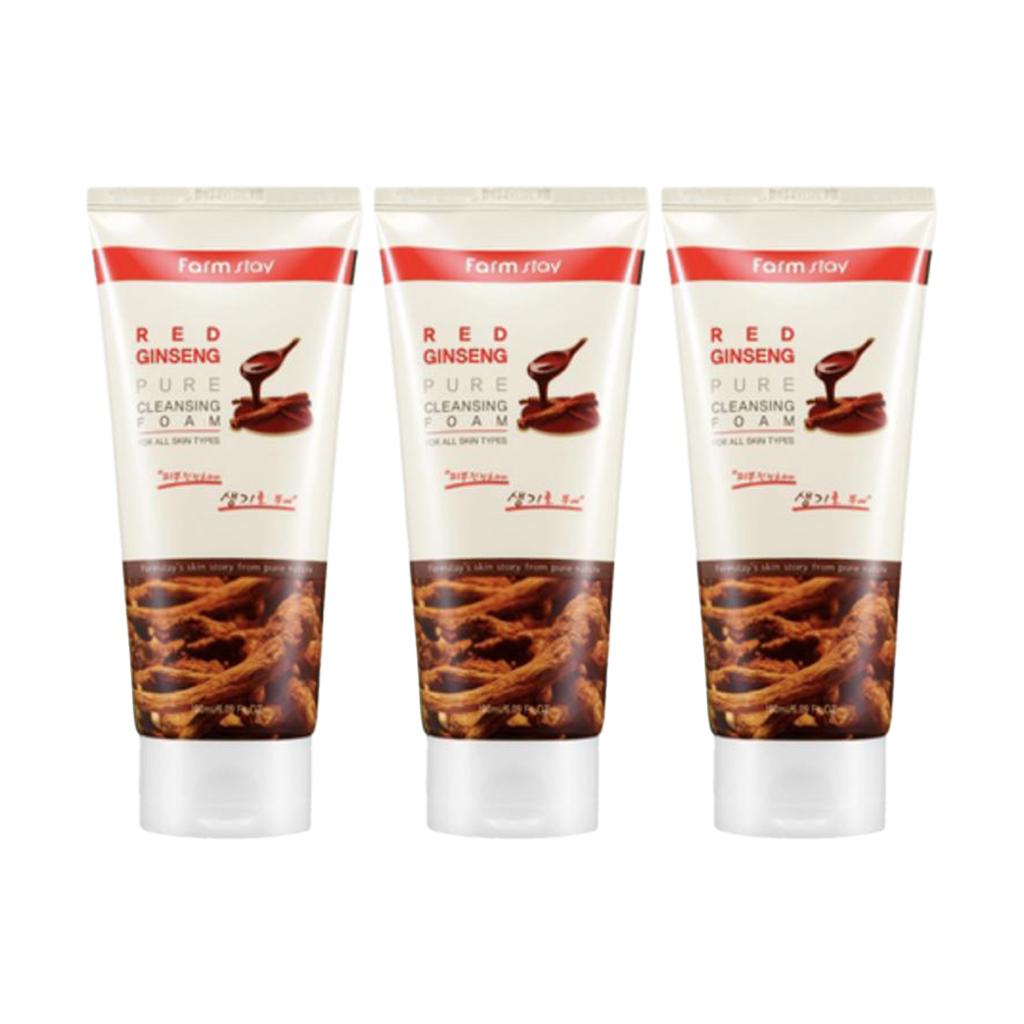 FARM STAY Reiner Reinigungsschaum mit rotem Ginseng, 180 ml (3 Optionen)