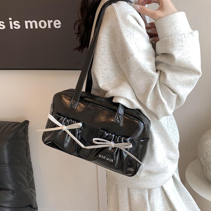 Fashion Versatile Shoulder Bag Large Capacity Solid Color New Handbag