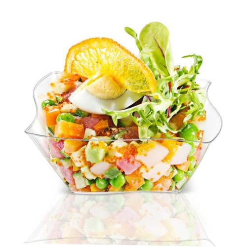 SEWACC 48 Disposable Plastic Dessert Cups for Ice Cream and Pudding