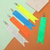 10Pcs High Visibility Reflective Strips Waterproof Backpack Pendant DIY Car Keyrings  Camping