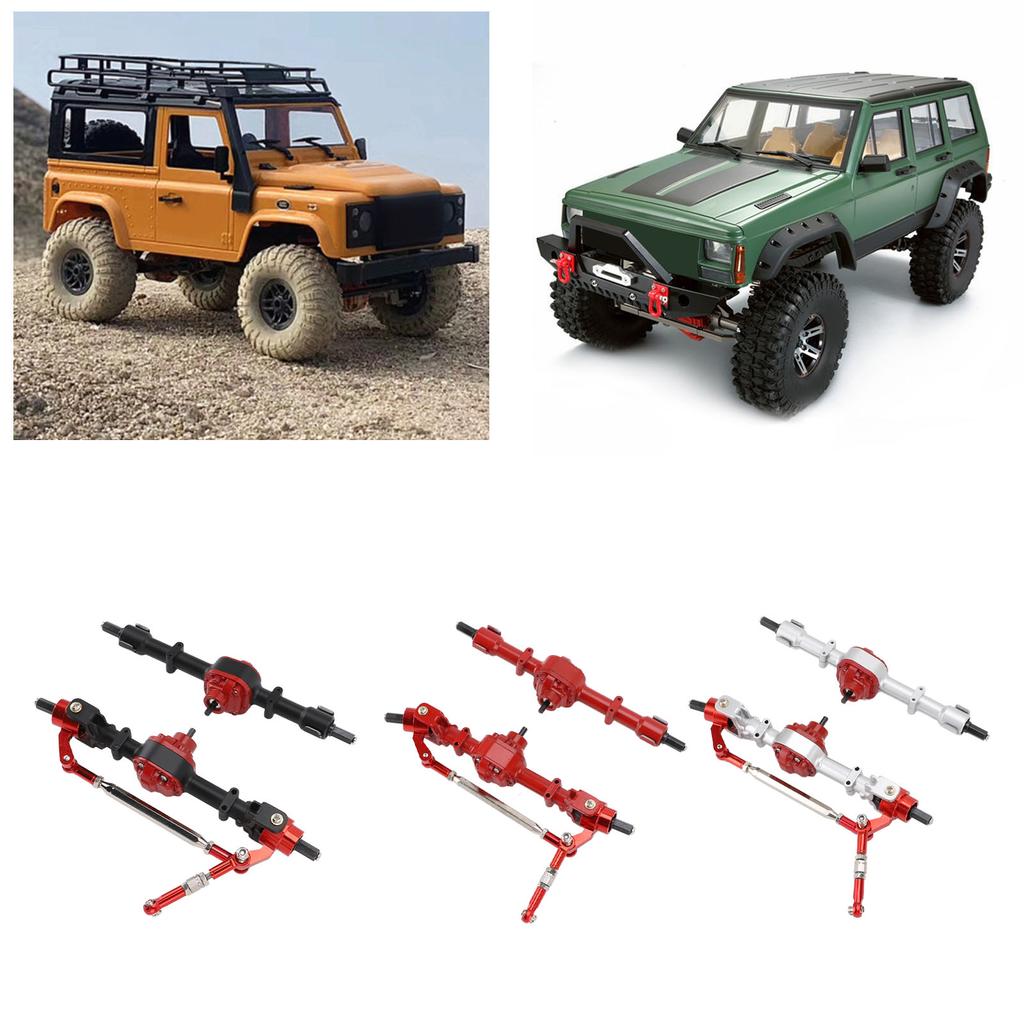 Metal Gear Axle Set Front and Rear Axle Replacement for D90 D91 D96 D99S MN90 MN96 MN99 MN99S FJ45 1