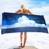 Beach Ocean Microfiber Beach Towels Quick Drying Towel,Retro Tropical Summer Absorbent Sand Free Sandless Swim Pool Beach Towel