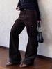 Unisex Spicy Corduroy Multi-Pocket Slim Fit Micro Flare Pants - Autumn/Winter