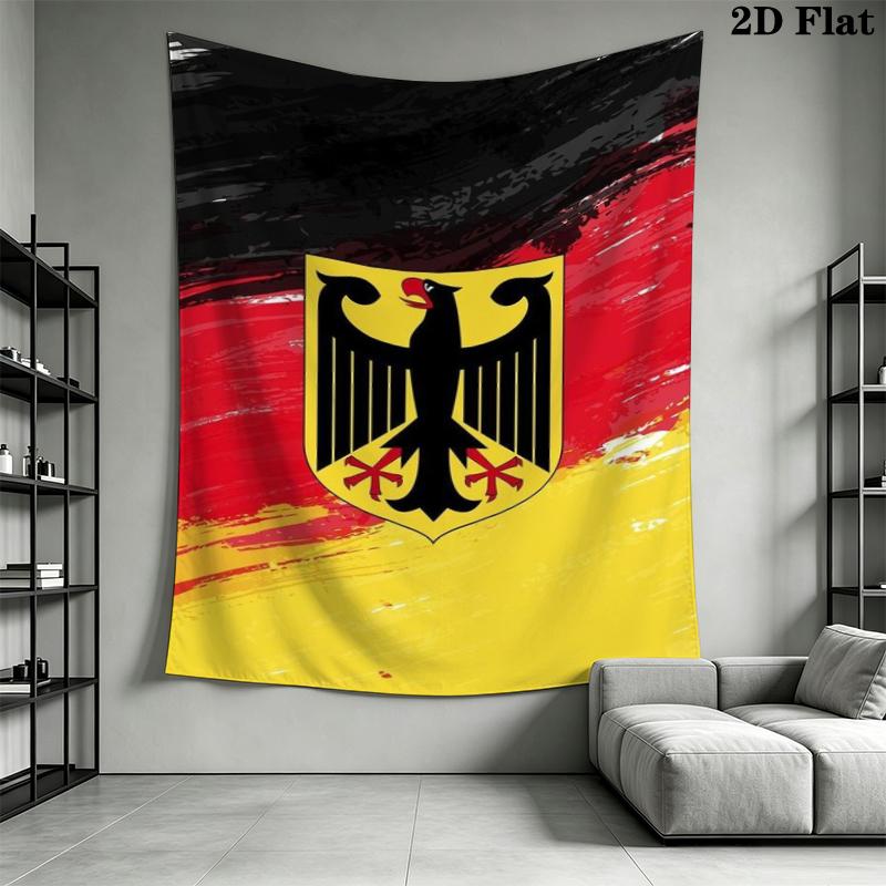 Bundesadler Wandteppich Ästhetischer Wandbehang Bedruckter Stoffdecke Dekorative Wandteppiche für Schlafzimmer Wohnzimmer Heimdekoration