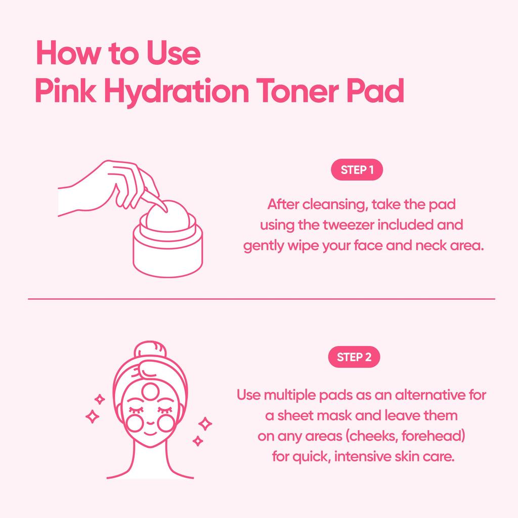 Clean It Zero Toner 70 Korean Banila Moisture Toner [BANILA CO] Pads, Pads, Cosmetics, Co. (Pink Pads)