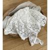 Crochet Lace Layering Scarf | Textured Skirt Overlay | Spring Summer Accessory