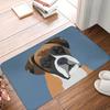 Dog Doge Cute Non-Slip Carpet Boxer Doormat Living Room Bath Mat Entrance Door Decor Rug