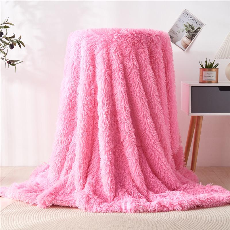 Plush Velvet Double-Layer Blanket for Kids Sofa or Quilt Cover