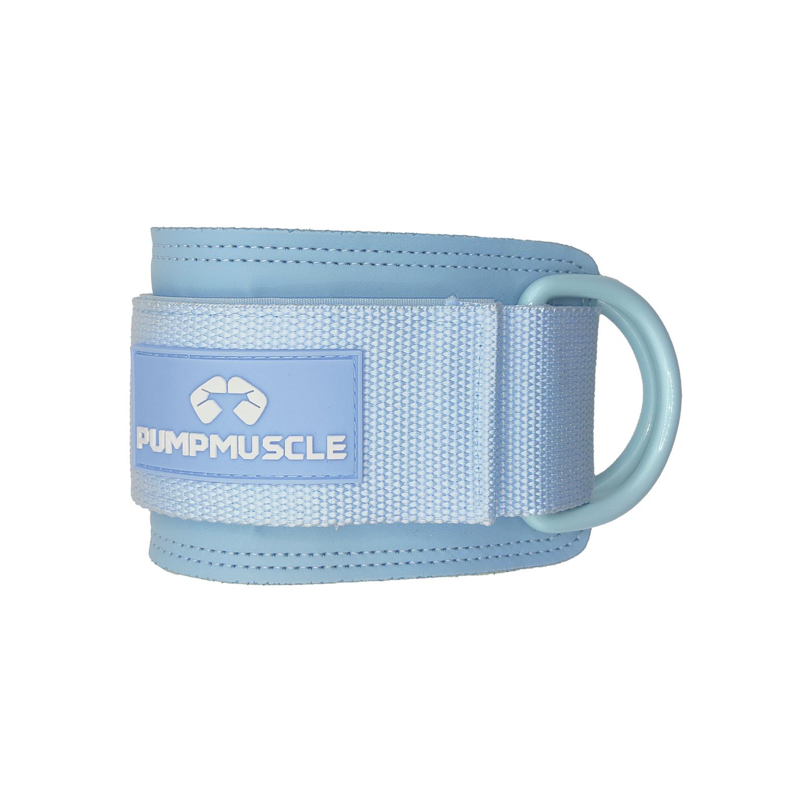 

1PC Cable Machine Ankle Strap - One Size Fits All, Premium Padding, Glute Kickback for Men & Women (PU Material) синий