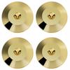 25x5mm Speaker Feet Pad Gold Speaker Amplifier Holder DVD Player Feet Mat  Speaker Amplifier