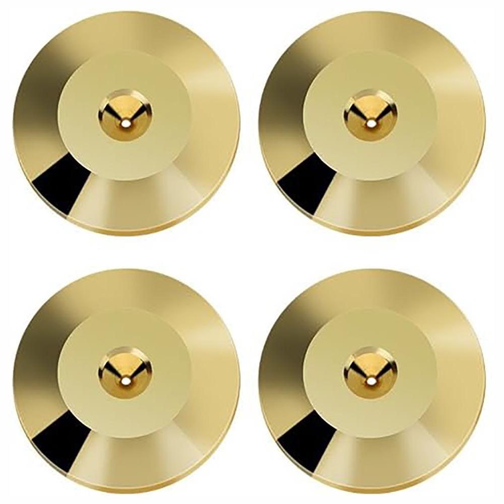 25x5mm Speaker Feet Pad Gold Speaker Amplifier Holder DVD Player Feet Mat  Speaker Amplifier