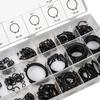 Snaps Rings Set 300Pcs Retaining Rings Set 18 Size Stainless Steels External Circlip Snaps Retaining Clip Rings Assortment Kit