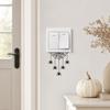 jijijing Halloween Spider Web Light Switch Sticker, Upside Down Decal, Removable Decals, PVC Waterproof Wall Art for Home Bedroom Living Room Entrance