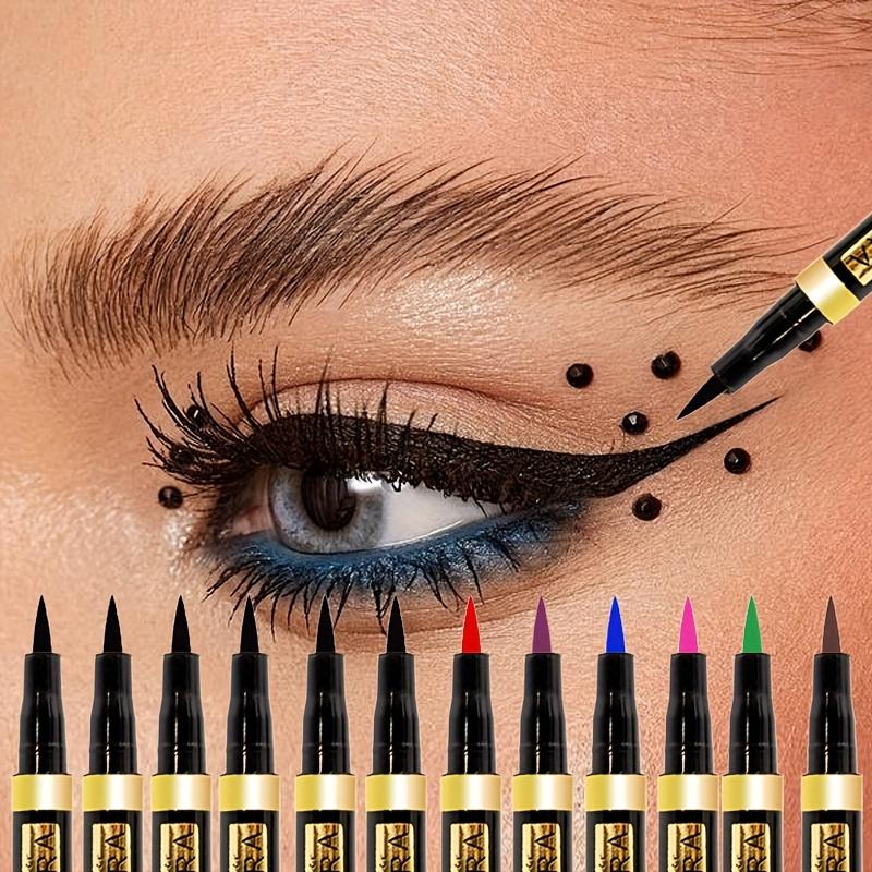 

1 шт. Водостойкие жидкие подводки для глаз - Яркие, Стойкие к смазыванию и Долговечные в 7 цветах, Идеально подходят для смелого макияжа глаз 07