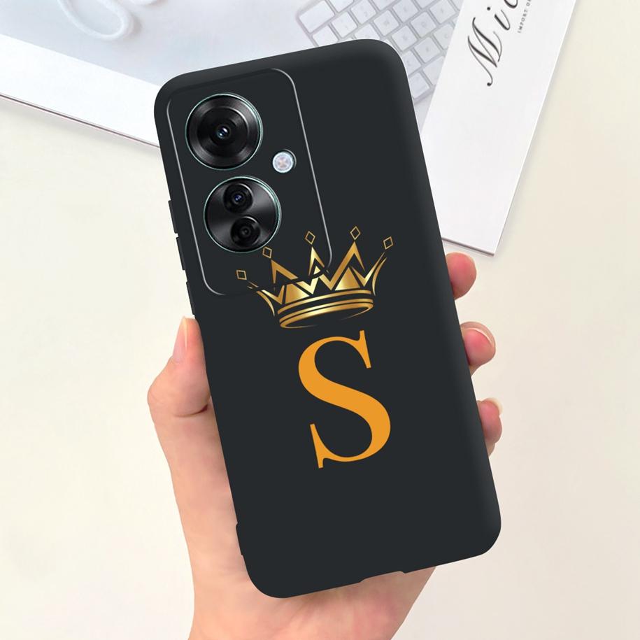 For OPPO Reno11F 5G Case CPH2603 Fashion Letters Phone Cases For OPPO Reno11 F Cover Reno 11F 11 F 5G Bumper F25 Pro Soft Fundas