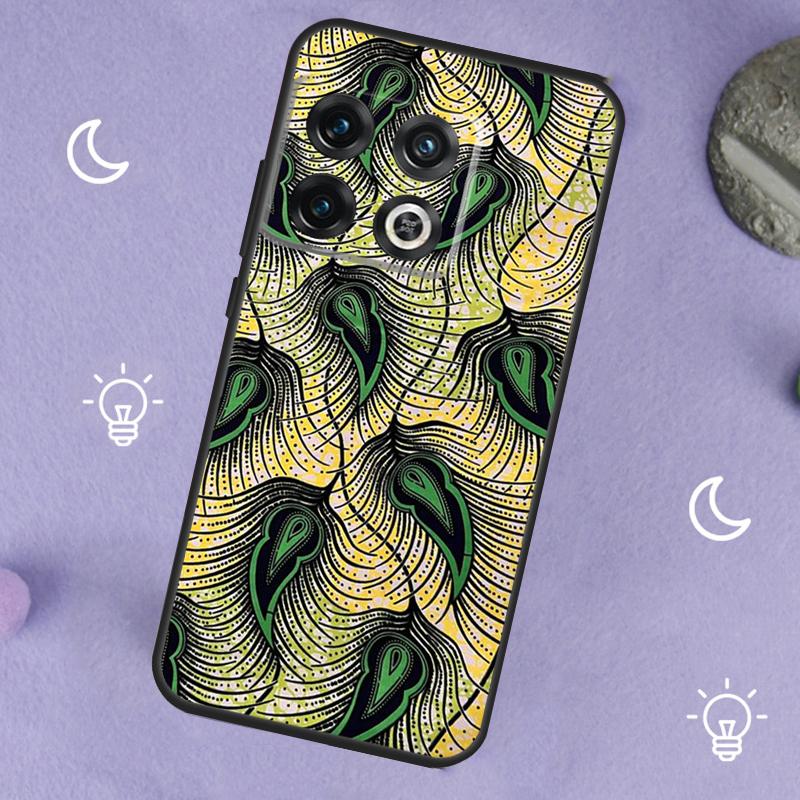 African Print Fabric Case For OnePlus 13R 12R 10R 13T 15 13 12 11 8T 10T Nord CE 4 3 2 Lite N20 N30 Nord 5 Cover