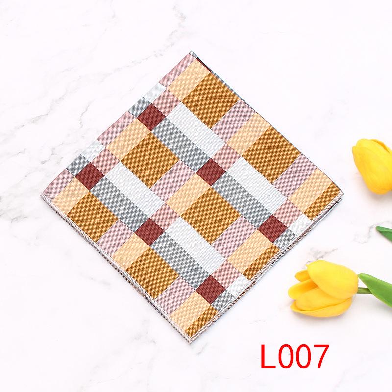 Rael Pocket Towel Striped Plaid Suit Accessories Square Towel Men'S Shirt Pocket Towel Business Banquet Square Towel