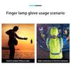 Outdoor Led Sports Fingerless Glove With Lights High Brightness Luminous Gloves For Fishing Cycling