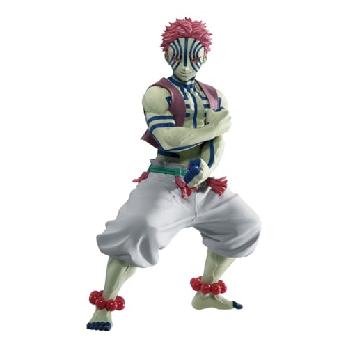 Banpresto Akaza Demon Slayer 22cm BP29370P Multicolor Perfect for anime fans