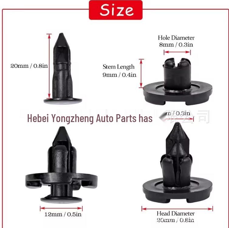Nissan Subaru Engine Guard & Radiator Push-In Clips