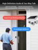 V380 Tri-Lens Wireless 4G WiFi Security Camera, Indoor/Outdoor, 6MP