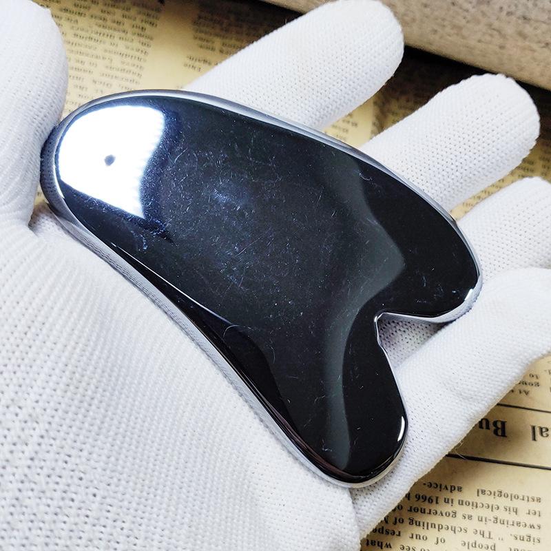 Terahertz Tai Silica Heart Gua Sha Board - Beauty Tool for Face and Body Skincare