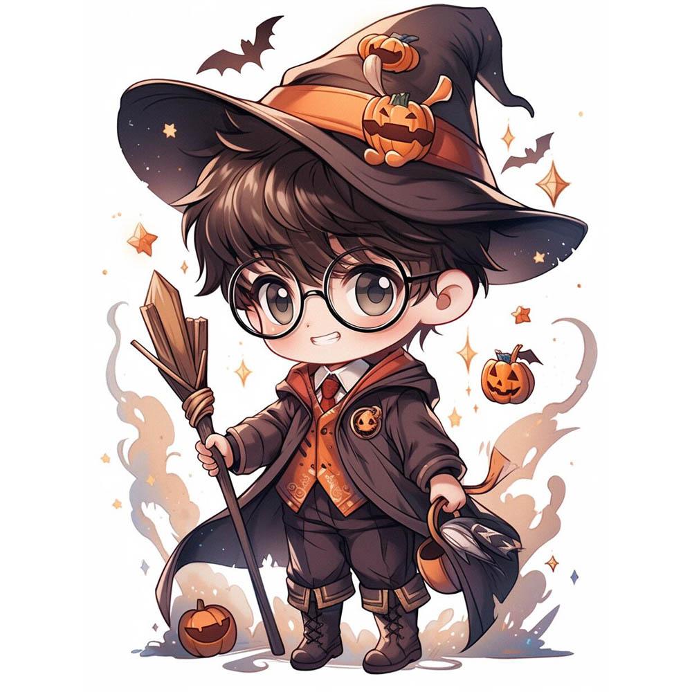 Harry Potter Cartoon Cute Diamond Painting Cross Stitch Kit 5D DIY Art Pattern Pictures Mosaic Embroidery Home Decor Gift