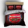 Arsenal Logo Bedding Set Bedding set (1 duvet cover, 2 pillowcases, duvet not included)