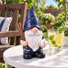 Resin Sports Figurines Baseball Gnome Figurine, Theme Statue Holding Desktop Ornament for Home Bat & Ball, Tabletop Indoor Decor, Lover Gift