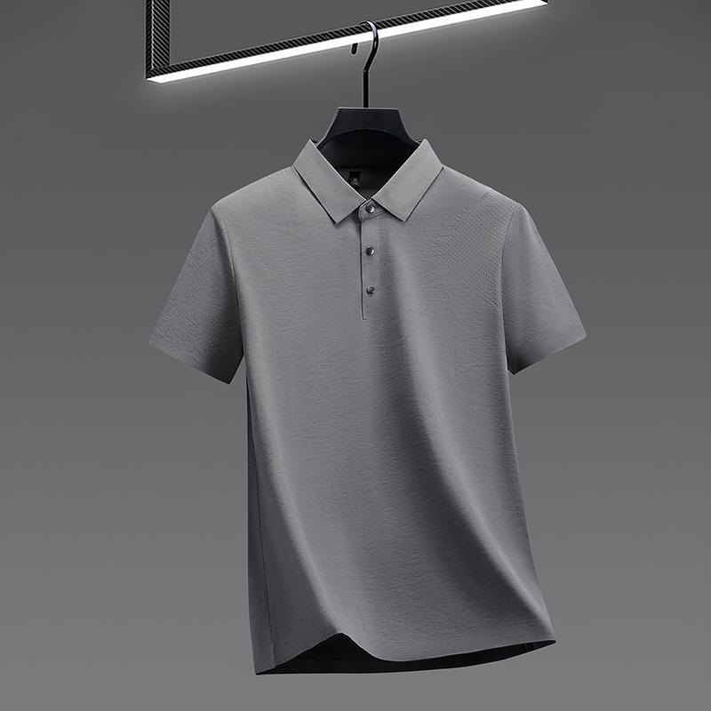 Summer Men s Short Sleeve T-Shirtpolo Business Casual Breathable Fashion Versatile M