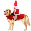 Funny Dog Cosplay Clothes Halloween Costume Puppy Kitty Cowboy Santa Claus Snowman Pet Novelty Party Outfits