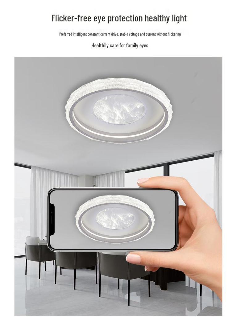 2025 Italian Minimalist Luxury Crystal Ceiling Light for Bedroom & Dining Room