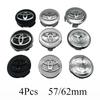 4pcs 57mm/62mm Car Tyre Wheel Center Hub Cap Badge Logo Rim Emblem For Toyota Corolla Camry Yaris CHR Rav4 Auris Verso Avalon