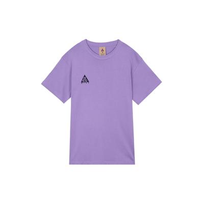 ACG Kleines Logo Lässiges Kurzarm-T-Shirt Herren Tops Atomic-Blau Lila Schwarz BQ7343-583
