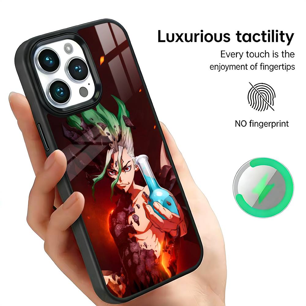Dr S-STONE Phone Case For iPhone17,16,15,14,13,12,11 Plus,Pro Max, New Magnetic Wireless Charging