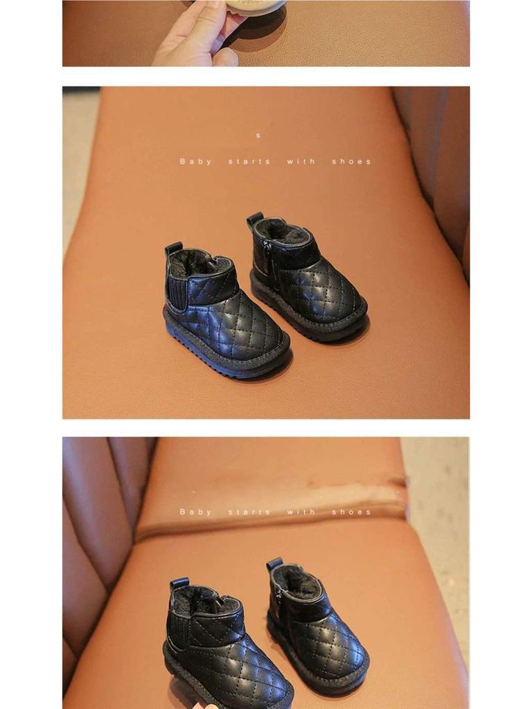 Infant Soft-Soled Plush Cotton Walking Shoes - Winter Snow Boots for Toddlers