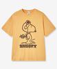 VTWO Pilot Snoopy Pigment T-Shirt (Yellow)