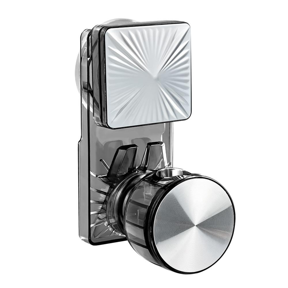 

Регулируемый держатель для душевой лейки на присоске, поддержка ручного распылителя, аксессуары для ванной комнаты square-black